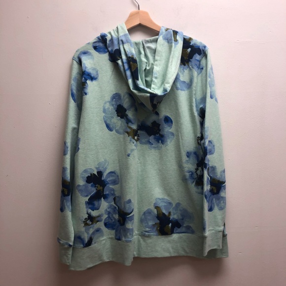 Isaac mizrahilive blue floral print jacket - Picture 6 of 6